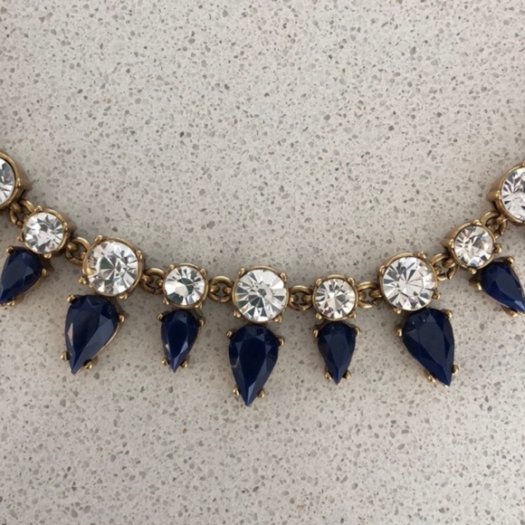J. Crew Crystal Droplets Necklace - Picture 2 of 4